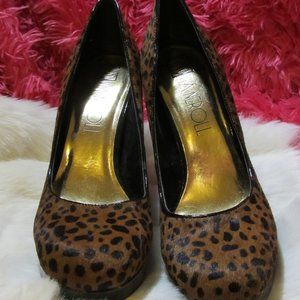 Cheetah print stilettos